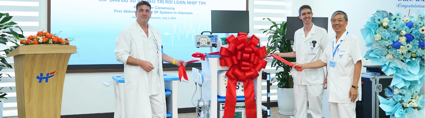 Vietnam’s First Hospital Equipped with Latest 3D Mapping and Cardiac Arrhythmia Treatment System